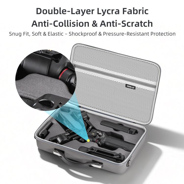 Borsa portaoggetti in PU per DJI RS 5 con scomparti