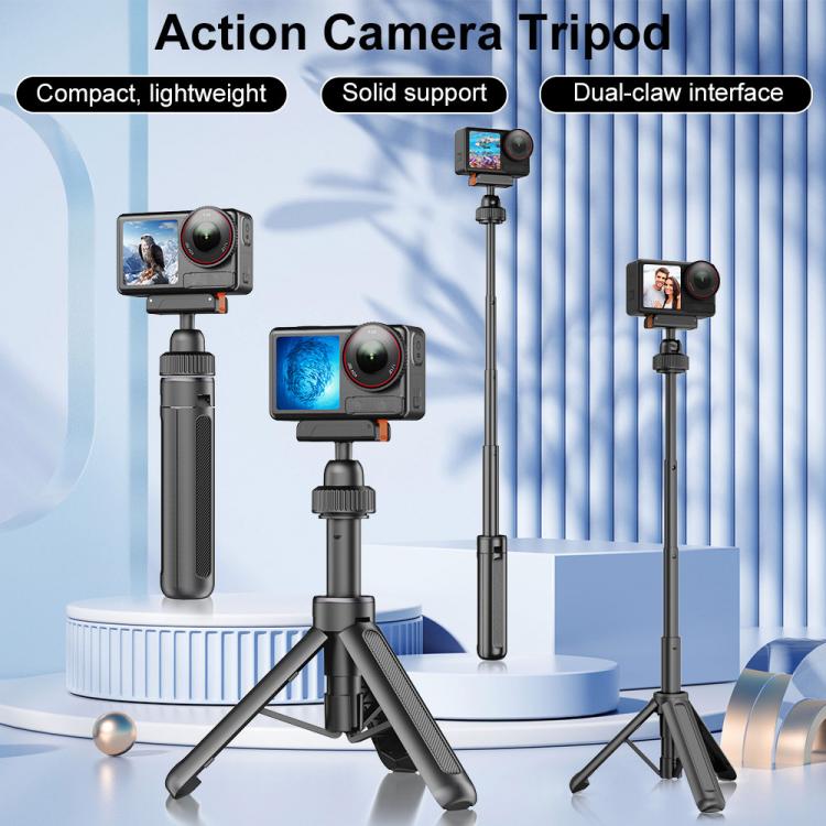 VT-09 Asta per selfie magnetica portatile, mini treppiede telescopico da tavolo per DJI Action 5 Pro / 4 / 3, VT-09