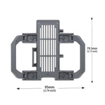 Slitta anticaduta rialzata per DJI Neo 2 9x8x3 cm