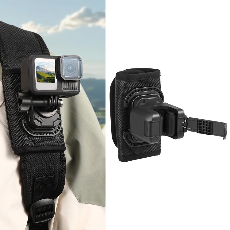Supporto a sgancio rapido con chiusura a strappo per selfie stick