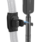 Supporto a sgancio rapido con chiusura a strappo per selfie stick