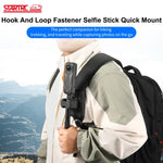 Supporto a sgancio rapido con chiusura a strappo per selfie stick
