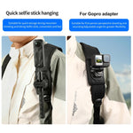 Supporto a sgancio rapido con chiusura a strappo per selfie stick
