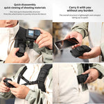 Clip universale per zaino STARTRC con chiusura a strappo