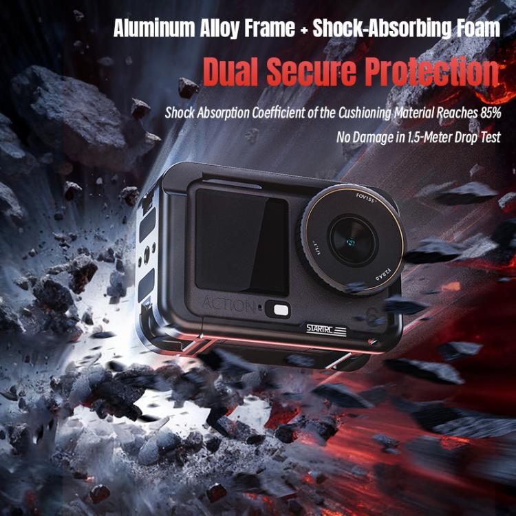 Telaio in metallo con attacco a slitta per DJI Osmo Action 6