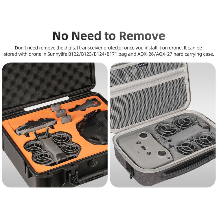 Protezione ricetrasmettitore digitale per DJI Neo 2 in plastica