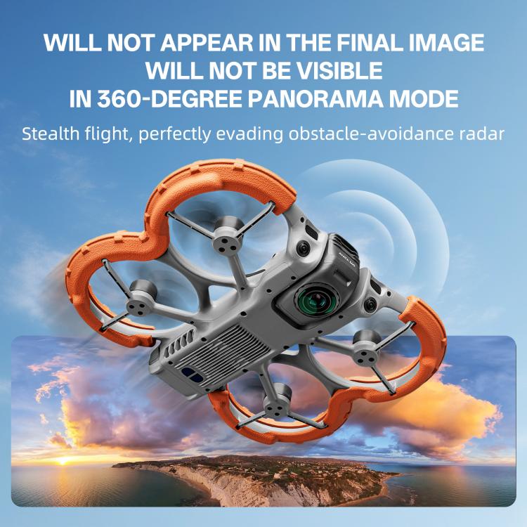 Paraurti protezione eliche per DJI Avata 360 arancione