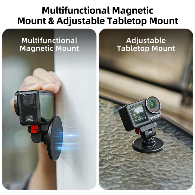 Supporto magnetico regolabile per DJI Osmo 360 e Action 5 Pro