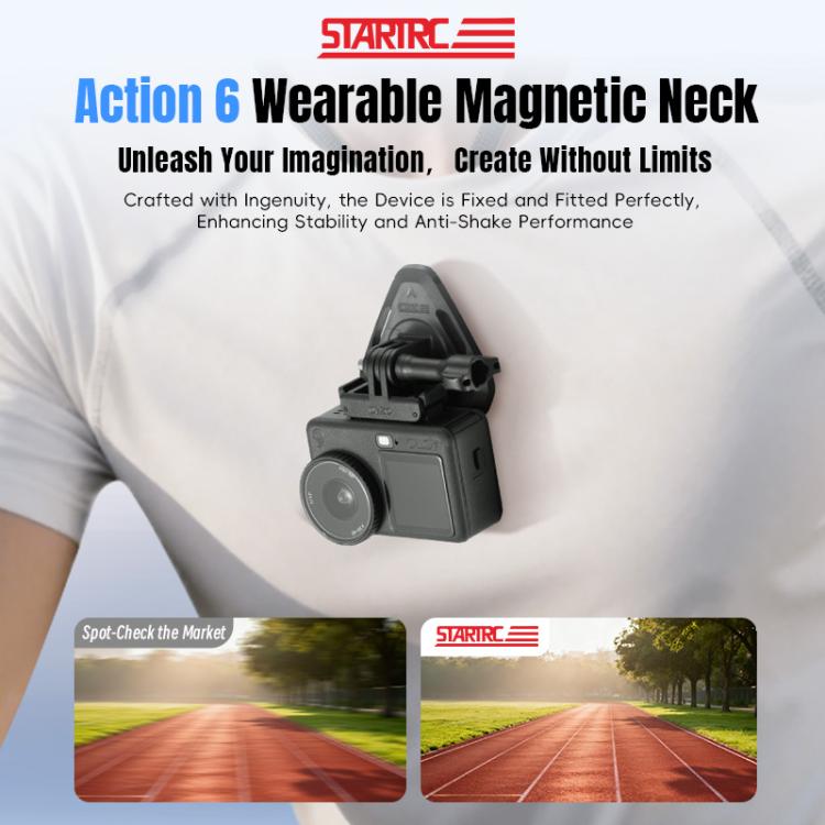 Supporto magnetico da collo per action camera STARTRC