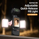 Luce LED regolabile per DJI Osmo Pocket 3 e 4