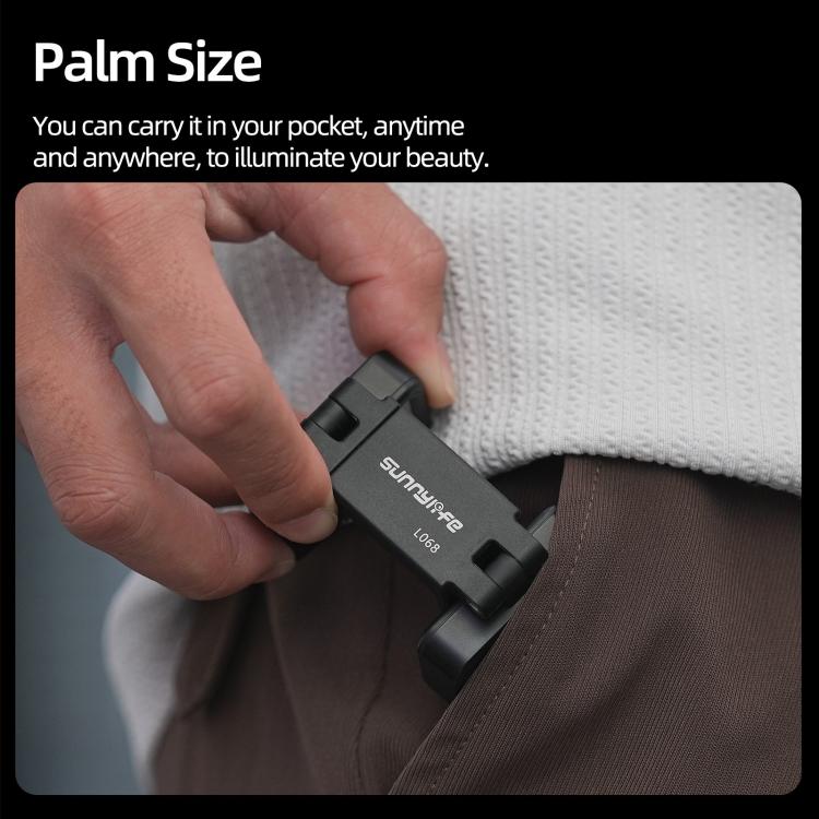 Luce LED regolabile per DJI Osmo Pocket 3 e 4