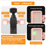 Luce LED regolabile per DJI Osmo Pocket 3 e 4