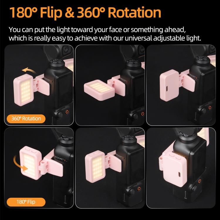 Luce LED regolabile per DJI Osmo Pocket 3 e 4