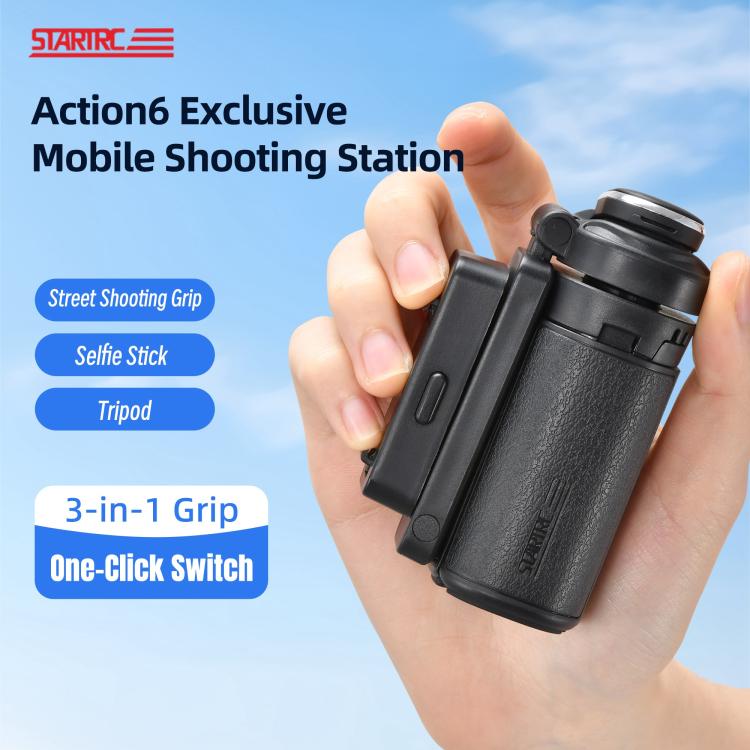 Impugnatura 3 in 1 per action camera con telecomando e treppiede