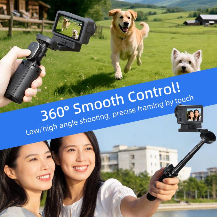 Impugnatura 3 in 1 per action camera con telecomando e treppiede