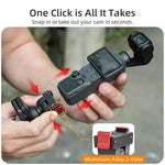 Clip magnetica regolabile per DJI Osmo Pocket 4 e 3