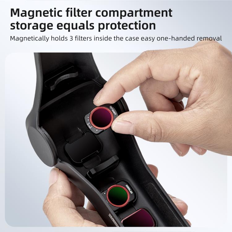 Custodia protettiva con coperchio ribaltabile per DJI Osmo Pocket