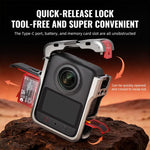 Telaio in metallo STARTRC con slitta a caldo per DJI Osmo 360 / 360 II, For DJI Osmo 360 / 360 II