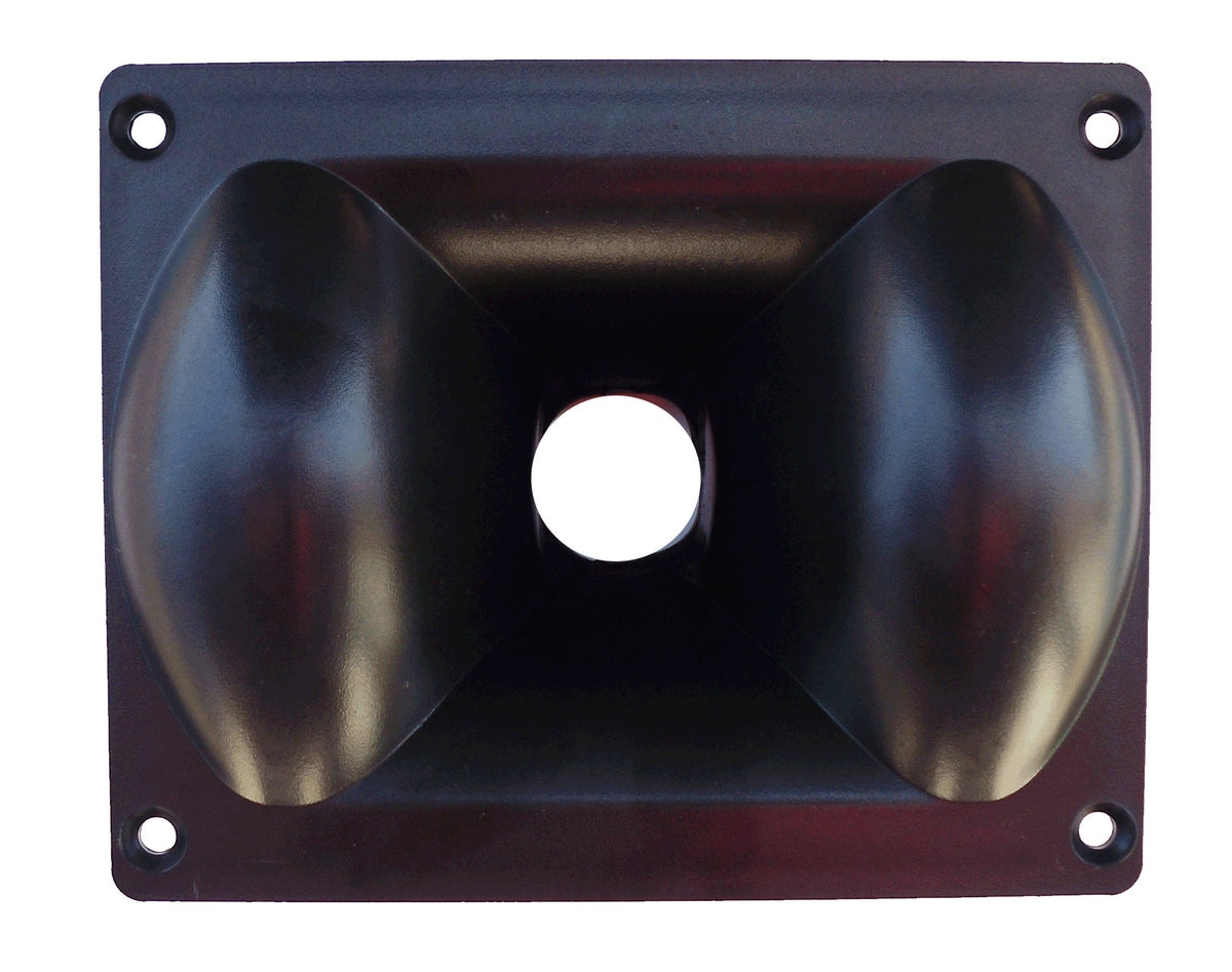 Tromba per tweeter a vite nero 55x127x159mm