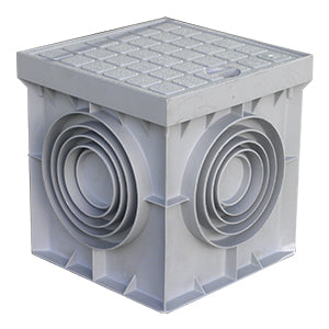 Pozzetto monolitico con coperchio PP 400x400mm PC40  E3005