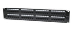 Pannello Patch UTP 48 posti RJ45 cat 6 E5070