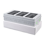 Centralino da parete 36 moduli 3x12 con porta trasparente 8055598010216 E9052