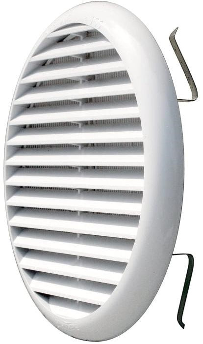 Griglia tonda con molle in PP bianco Ø125mm GTM25 1GTM25 E5055