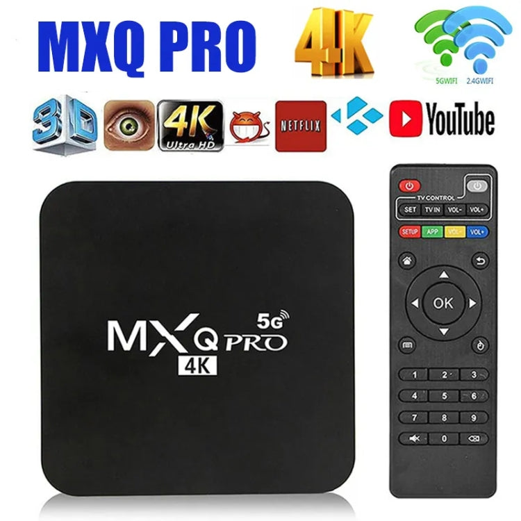 MXQ Pro 5G 4K TV Box Android 1GB RAM 8GB ROM