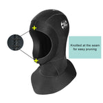 Cappuccio immersione neoprene 3 mm con protezione orecchie