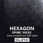 Calzini da immersione in neoprene 3 mm antiscivolo S-XL