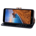 Custodia in pelle flip orizzontale con supporto per Xiaomi Redmi 7A