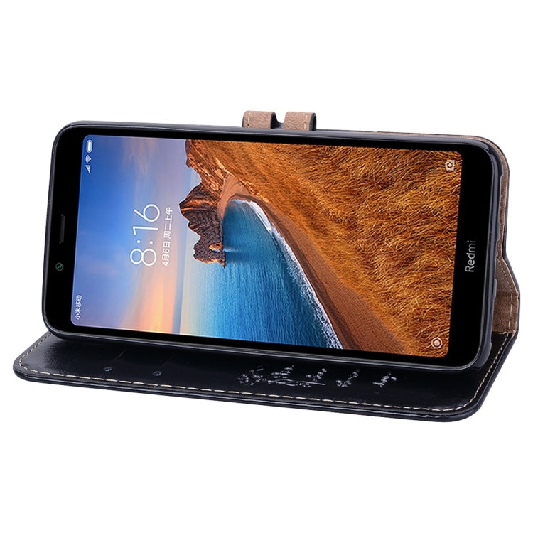 Custodia in pelle flip orizzontale con supporto per Xiaomi Redmi 7A