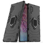 Custodia antiurto TPU e PC per Galaxy Note10+ con anello