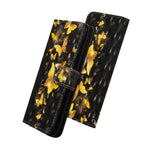 Custodia portafoglio flip TPU e pelle per Galaxy S8