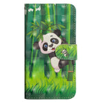 Custodia portafoglio flip TPU e pelle per Galaxy S9