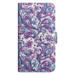 Custodia portafoglio flip TPU e pelle per Galaxy S9