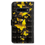 Custodia portafoglio flip TPU e pelle per Galaxy S10e