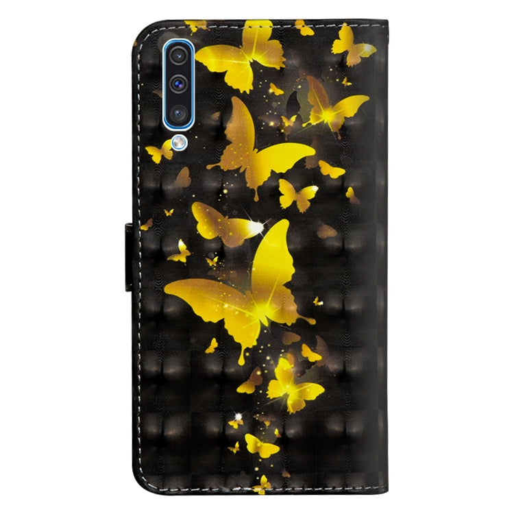 Custodia portafoglio flip TPU e pelle per Galaxy A50