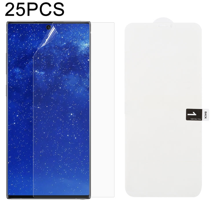 Pellicola Hydrogel Full Cover protezione frontale per Samsung Galaxy, 25 pezzi