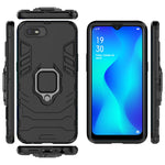 Custodia protettiva antiurto in TPU con supporto ad anello per OPPO A1k e Realme