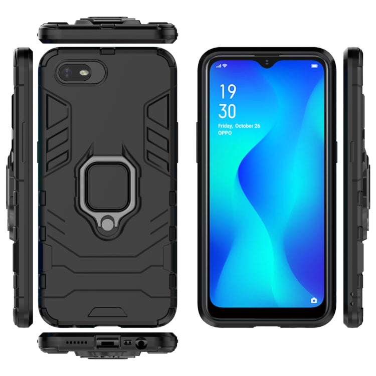 Custodia protettiva antiurto in TPU con supporto ad anello per OPPO A1k e Realme