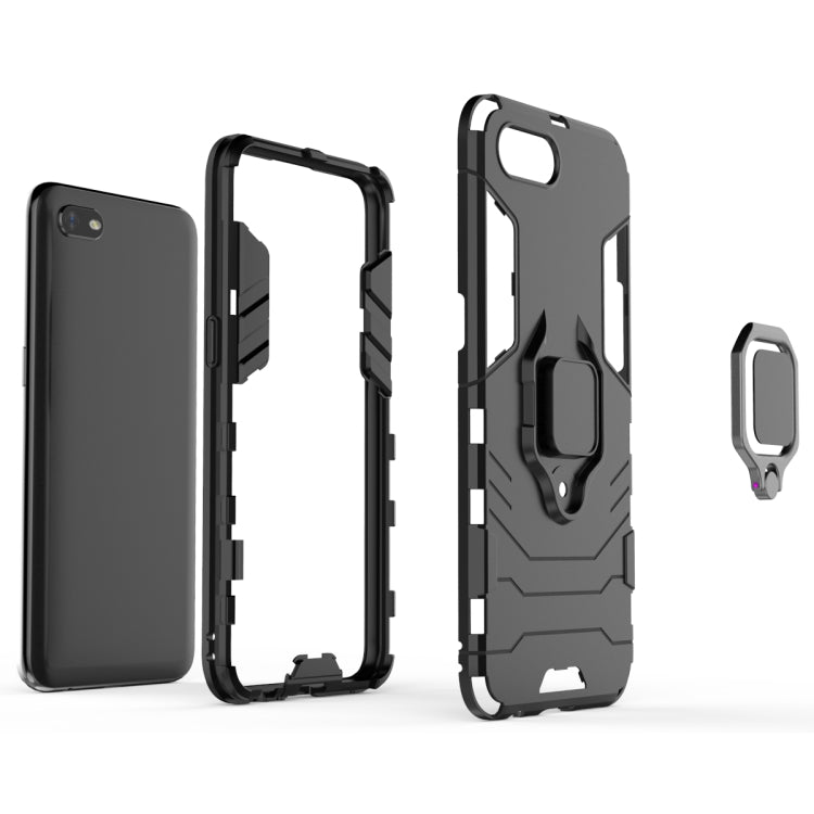 Custodia protettiva antiurto in TPU con supporto ad anello per OPPO A1k e Realme