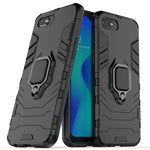 Custodia protettiva antiurto in TPU con supporto ad anello per OPPO A1k e Realme
