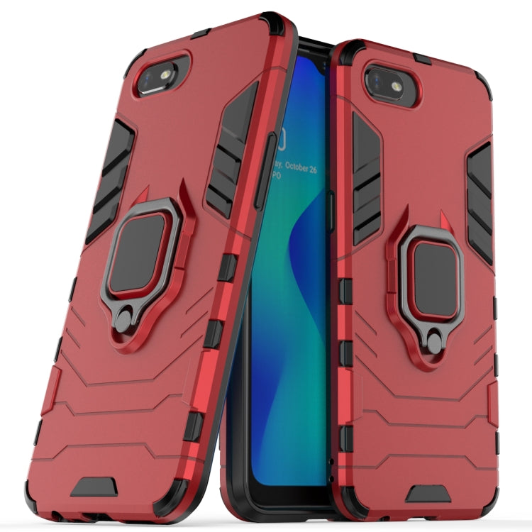 Custodia protettiva antiurto in TPU con supporto ad anello per OPPO A1k e Realme