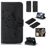 Custodia portafoglio in pelle per Galaxy J6+ con slot carte