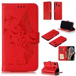 Custodia portafoglio in pelle flip per Samsung Galaxy M20