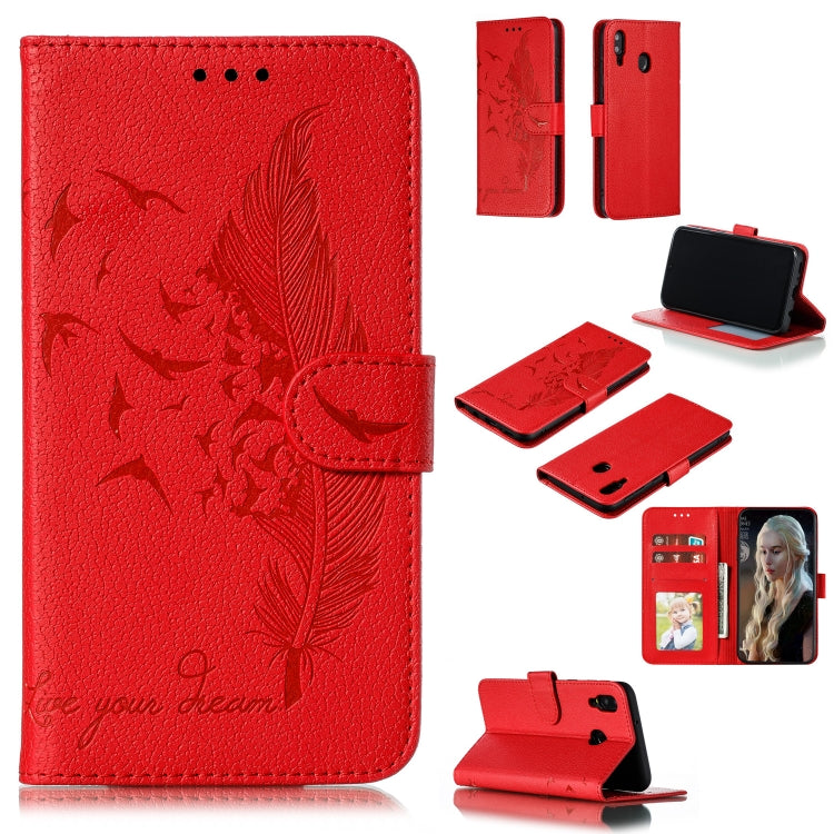 Custodia portafoglio in pelle flip per Samsung Galaxy M20