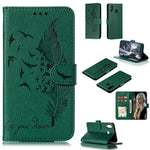 Custodia portafoglio in pelle flip per Samsung Galaxy M20