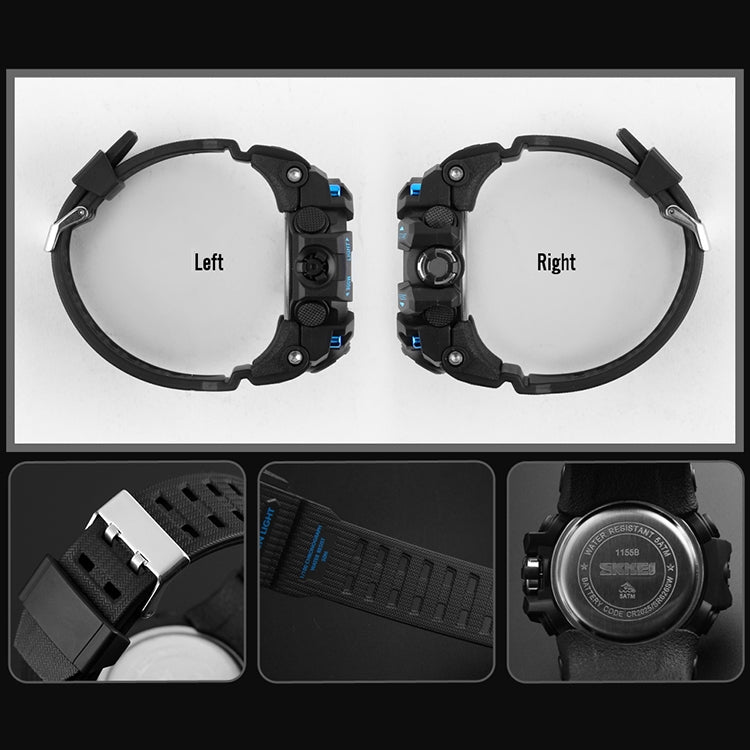 SKMEI 1155B Orologio multifunzionale impermeabile uomo