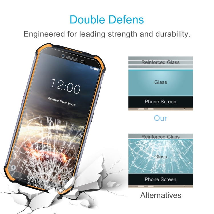 Pellicole in vetro temperato 0,26 mm 9H per Doogee e Gigaset (10 pezzi)